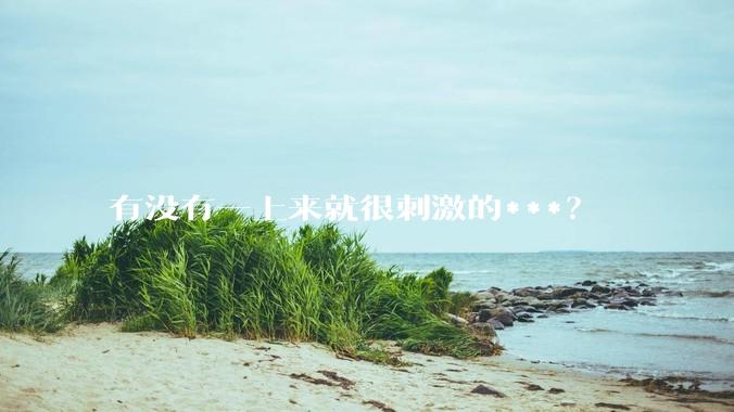 有没有一上来就很刺激的***？
